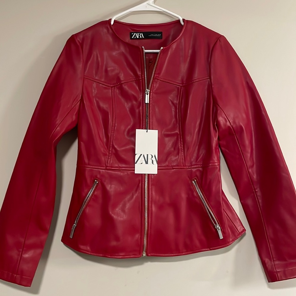 Zara Faux Leather Jacket